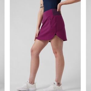 Athleta Fairway Golf Skort 16” Plum‎ Purple X-Small XS